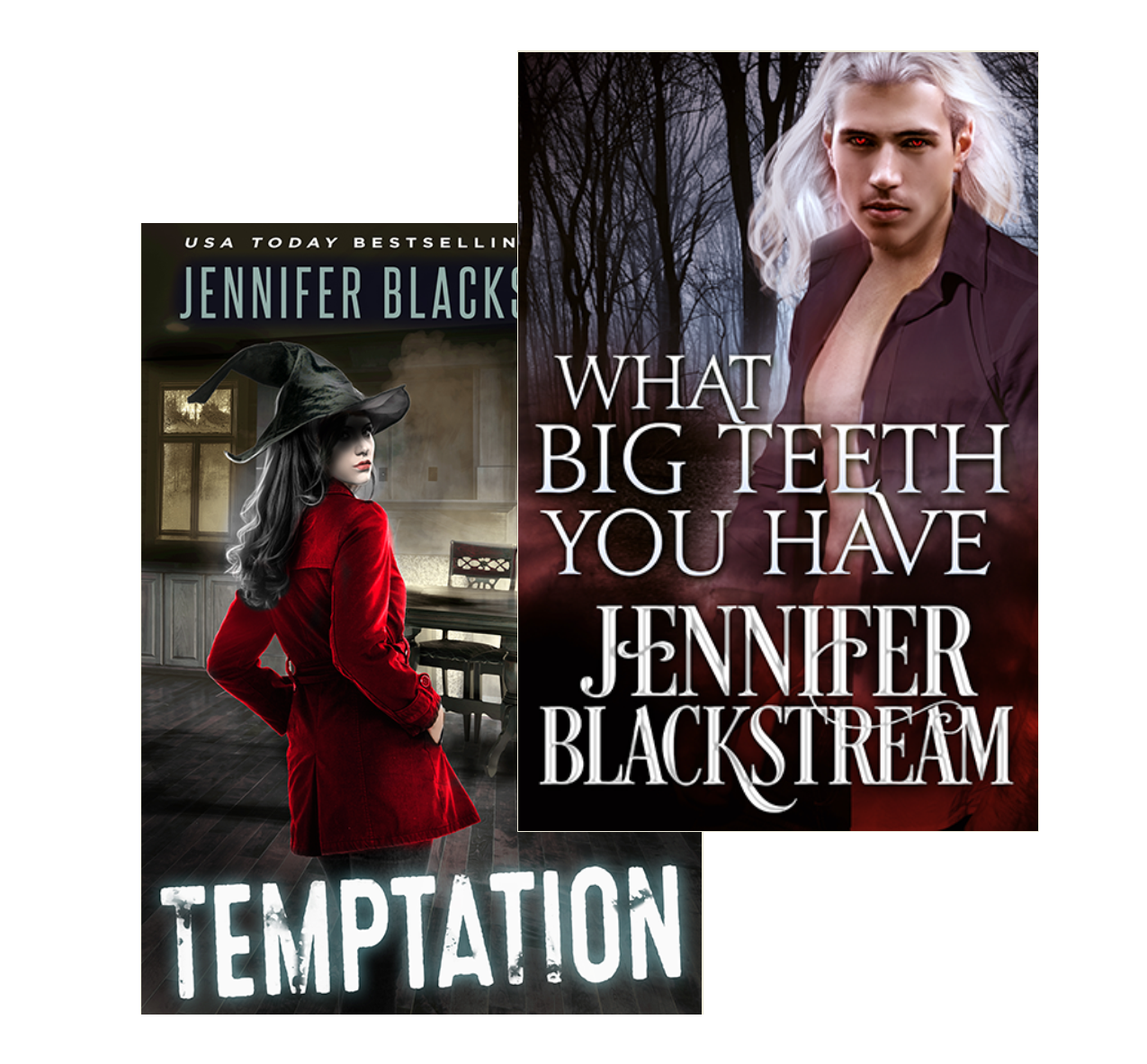 cover art for Temptation and What Big Teeth You Have