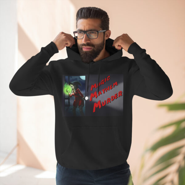 Magic, Mayhem, Murder Three-Panel Fleece Hoodie - Image 6