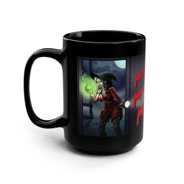 Magic, Mayhem, Murder Mug, black, 15oz - Image 5